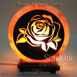 3D Rose Salt lamp